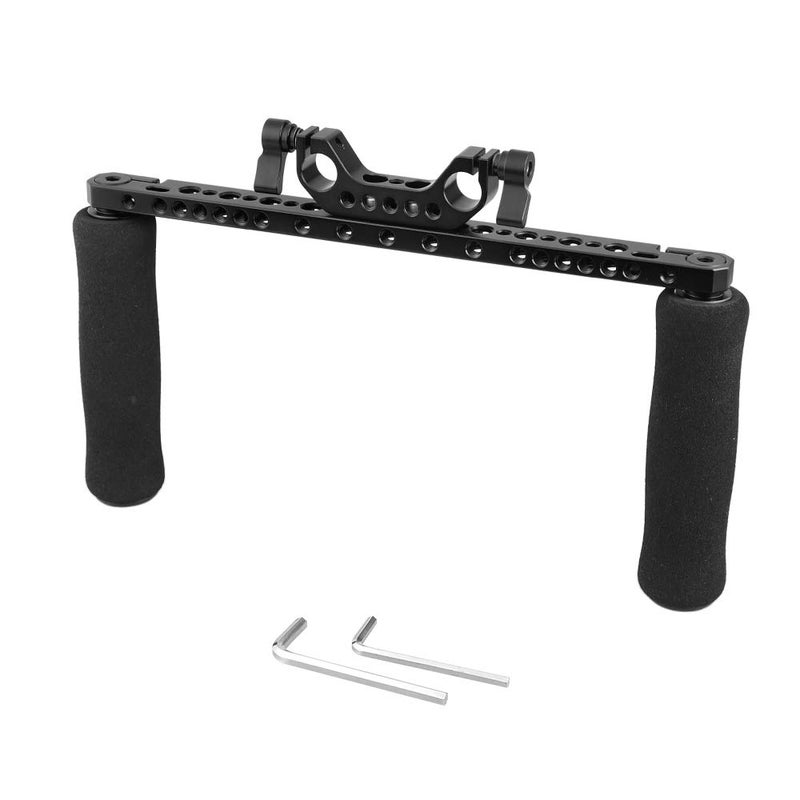 CAMVATE Sponge Handle Grips with 15mm Dual Rod Clamp for DSLR Camera Shoulder Rig - 2253 - Image 4